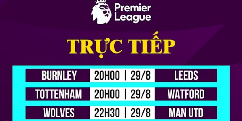 Tổng quan lịch thi đấu bóng đá anh