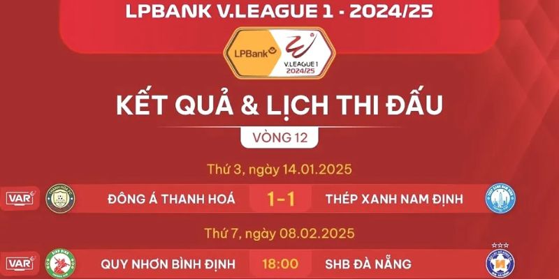 Yếu tố lịch thi đấu bóng đá việt nam